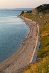 Het strand bij Anzac Cove, kijkend naar het noorden